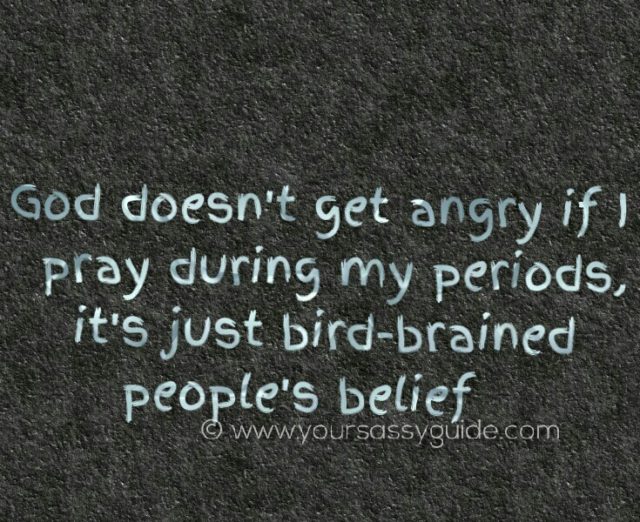 God and periods