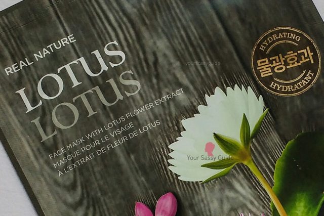 The Face Shop Real Nature Lotus Face Mask