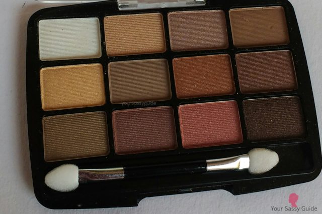 L.A. Colors 12 Color Eyeshadow Palette BEP421 Traditional