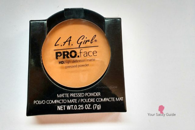 LA Girl Pro Face HD Matte Pressed Powder Warm Caramel