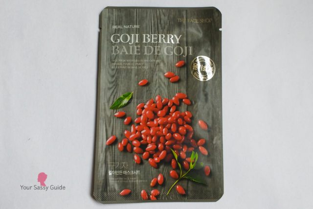 Download The Face Shop Real Nature Goji Berry Face Mask Review How To Use PSD Mockup Templates