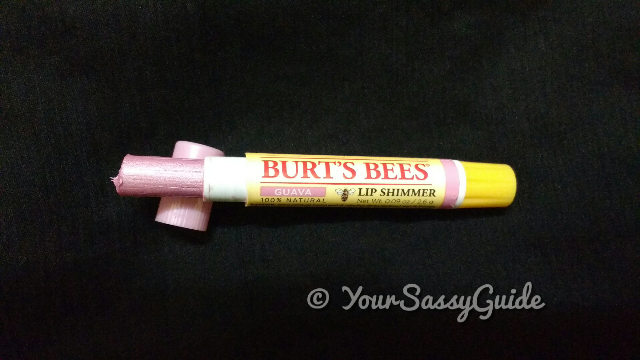 Burt's Bees Lip Shimmer.