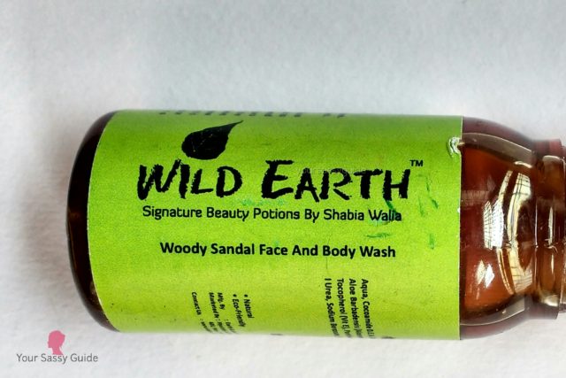Wild Earth Woody Sandal Face and Body Wash